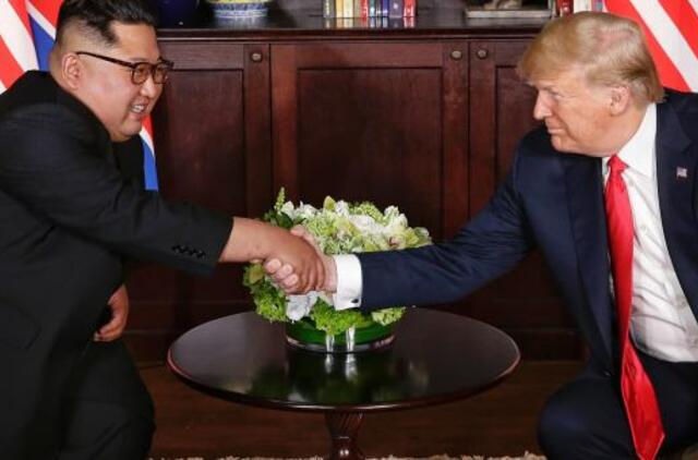 Susitiko Šiaurės Korėjos ir JAV lyderiai