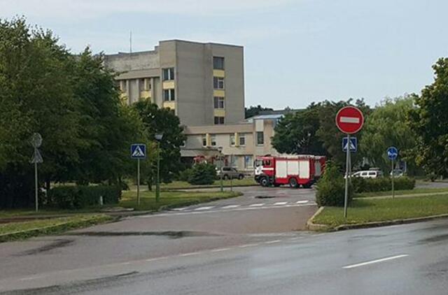 Kilo gaisras Klaipėdos universitetinėje ligoninėje