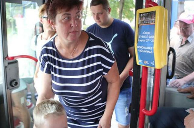 Nemokamas važiavimas - iššūkis net patiems keleiviams