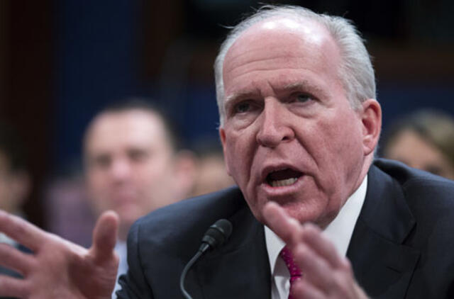 D. Trumpas iš buvusio CŽV vadovo J. Brennano atėmė leidimą gauti slaptą informaciją