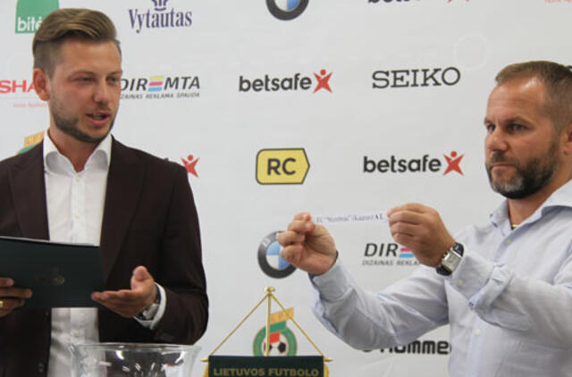 Ištraukti LFF taurės ketvirtfinalio burtai