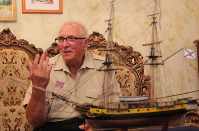 Kapitono burlaivių modeliuose - įdomiausia pasaulio laivyno istorija