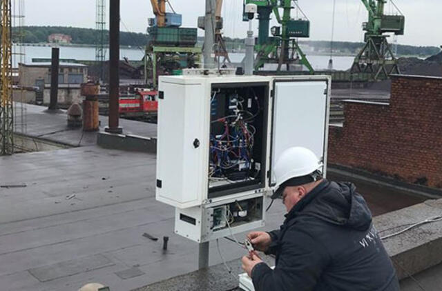 Klaipėdos uoste bus stebima oro kokybė