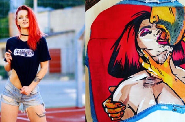 Menininkė klaipėdiečius intrigavo nuogybėmis