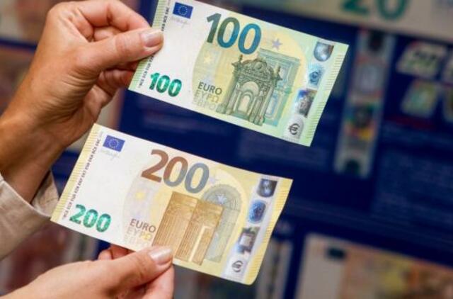 Nauji 100 ir 200€ banknotai - jau kitąmet (video)