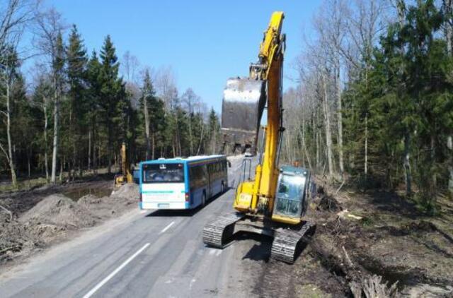 Gatvė rekonstruojama greičiau nei planuota