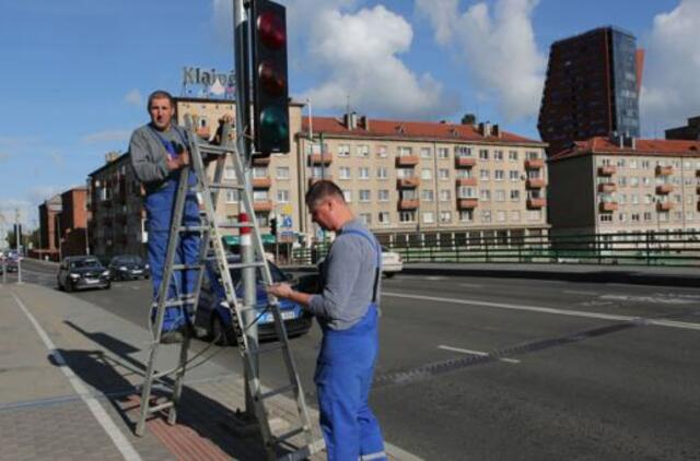 Saugumui užtikrinti - nauji šviesoforai