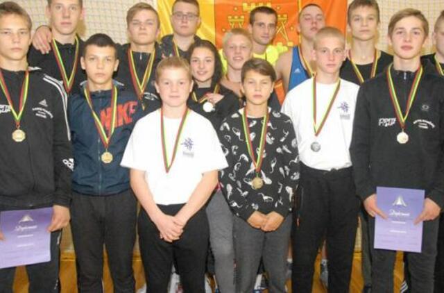 Klaipėdiečiai imtynininkai- žaidynių nugalėtojai