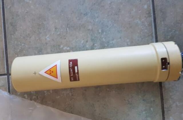 Vyras norėjo ištyrinėti iš uosto išneštą radioaktyvią kapsulę