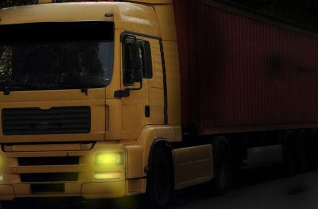 Baltijos prospekte sulaikytas girtas vilkiko vairuotojas