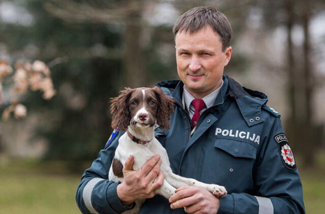 Tarnybą pradeda nauja keturkojė pareigūnė