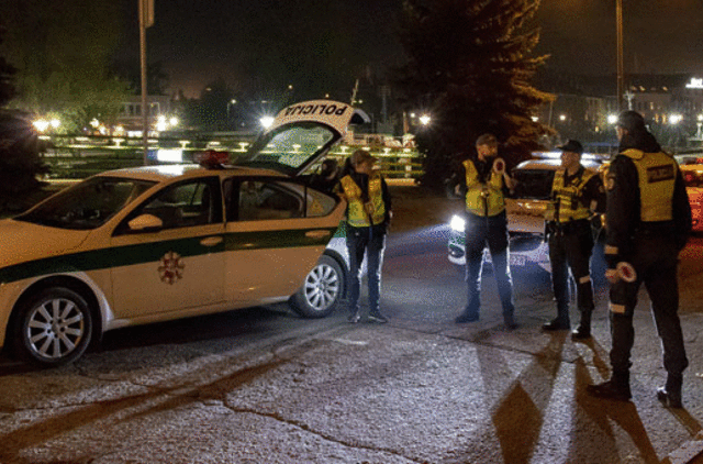 Kalėdų savaitgalį Klaipėdos policija vykdė reidus