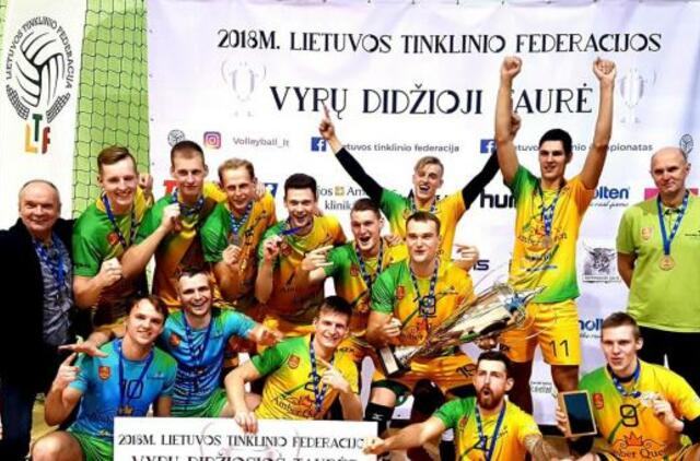 Klaipėdos tinklininkams - LTF Didžioji taurė!