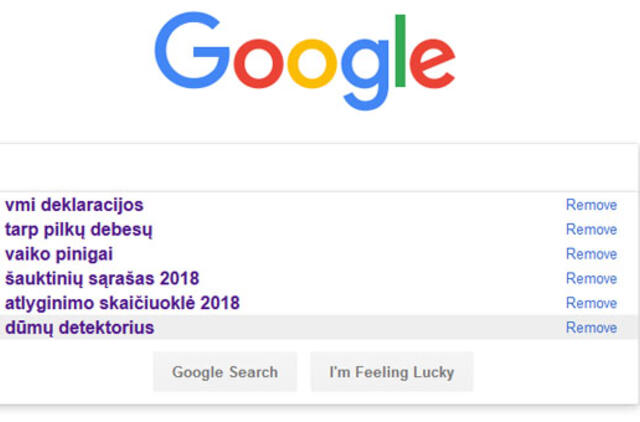 Ko lietuviai šiemet dažniausiai ieškojo „Google“?