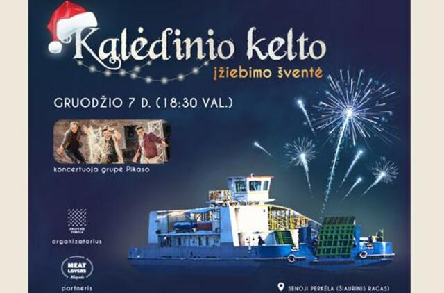 „Smiltynės perkėla“: pirmą kartą Lietuvoje bus įžiebtas kalėdinis keltas