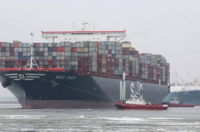 Uoste - istorinis įvykis: sulaukta didžiausio laivo