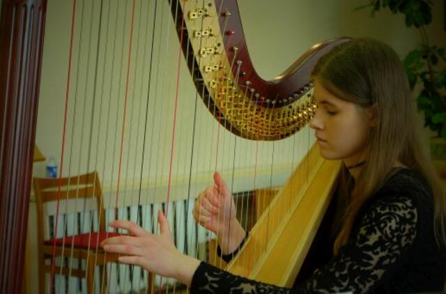 Arfos ir styginių skambesiai