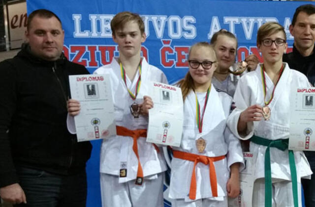 Dziudo atstovams - šeši medaliai