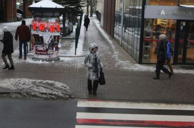 Išskirtinis dėmesys pėsčiųjų perėjoms