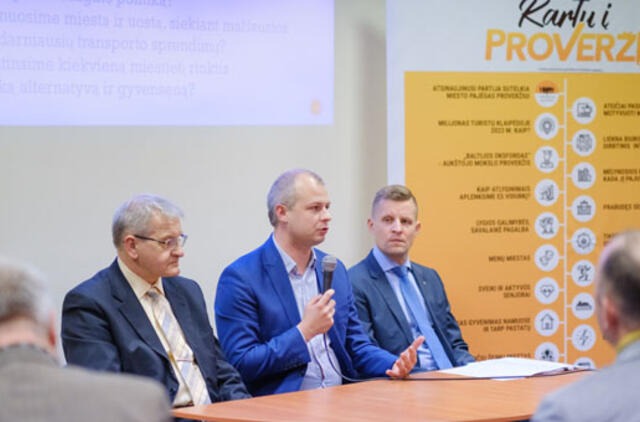 Liberalų užmojis - klaipėdiečius persodinti ant dviračių