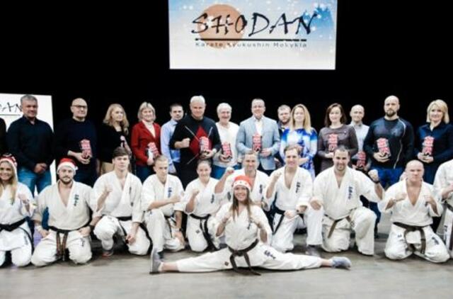 „Shodan“ karatė mokykla pagerbė geriausius 2018 m. sportininkus