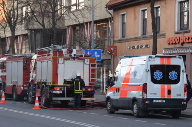 Klaipėdos picerijoje kilo gaisras