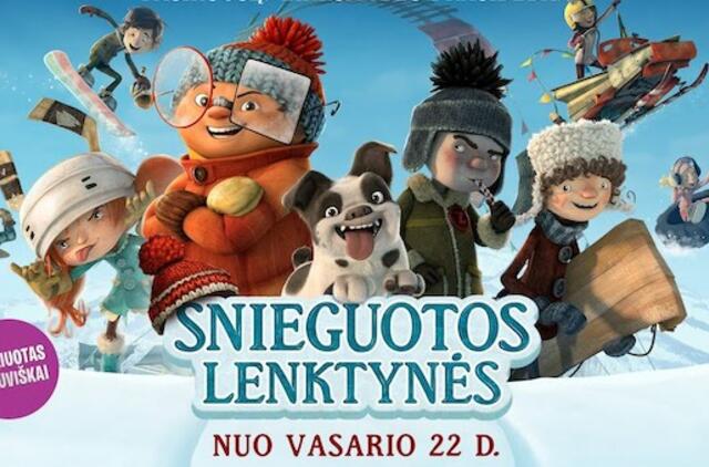 „Snieguotos lenktynės“ - smagiausia žiemos pramoga mažiesiems kino žiūrovams