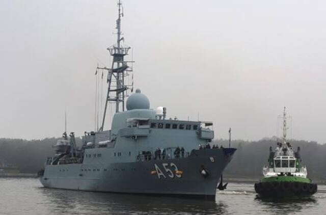 Į Klaipėdą atplaukė kariniai NATO laivai