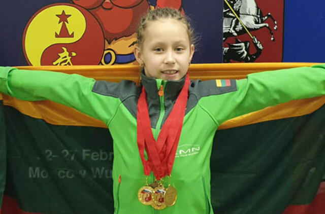 Jaunoji klaipėdietė - ušu talentė