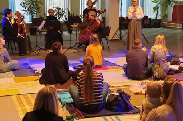 Kūdikiams - atnaujinta teatro styginių kvinteto programa