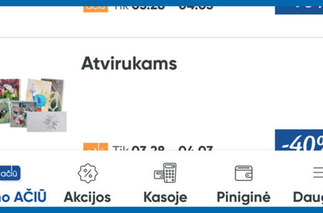 „Maximoje“ už prekes jau galima atsiskaityti mobiliąja programėle