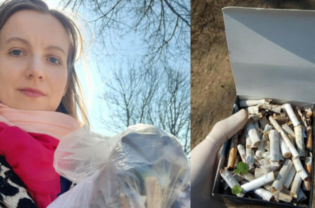 Įsitraukė į iššūkį: rankioja nuorūkas