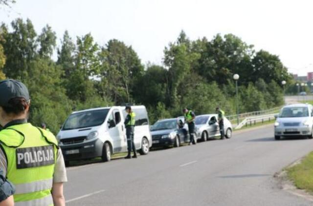 Kelių policijos reidų rezultatai