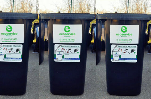 KRATC informuoja: pradedami dalinti konteineriai