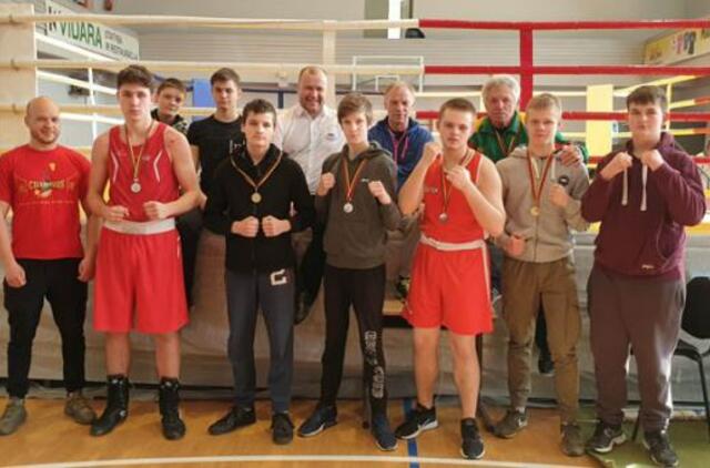 "Viesulo" boksininkams - šeši medaliai