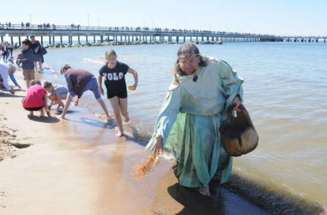 Gintarinį savaitgalį Baltijos auksas žibės net baseine