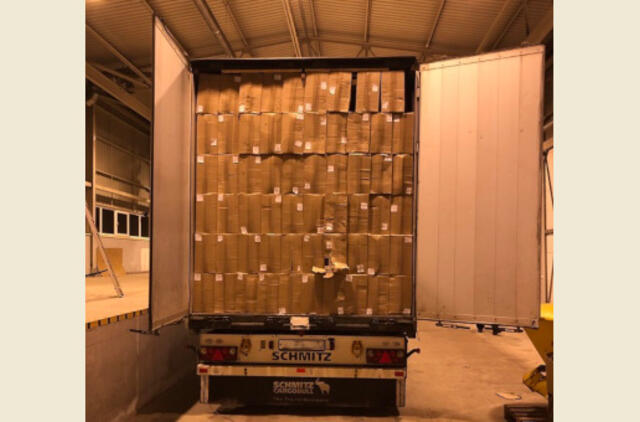 Kybartuose sulaikyta 2 mln. eurų vertės kontrabanda