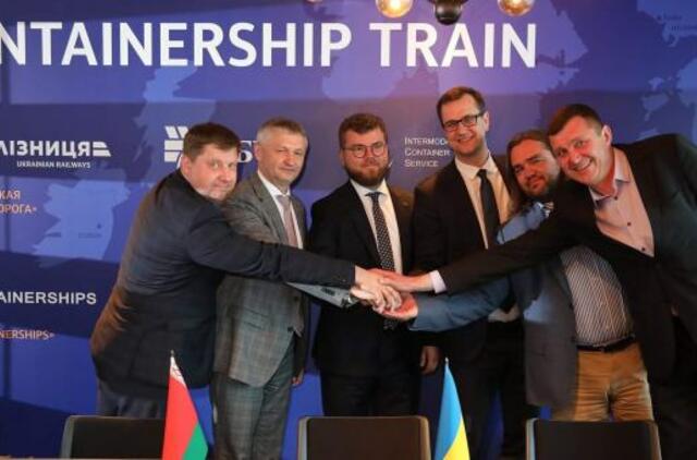 Naujas konteinerinių traukinų maršrutas iš Klaipėdos į Kijevą