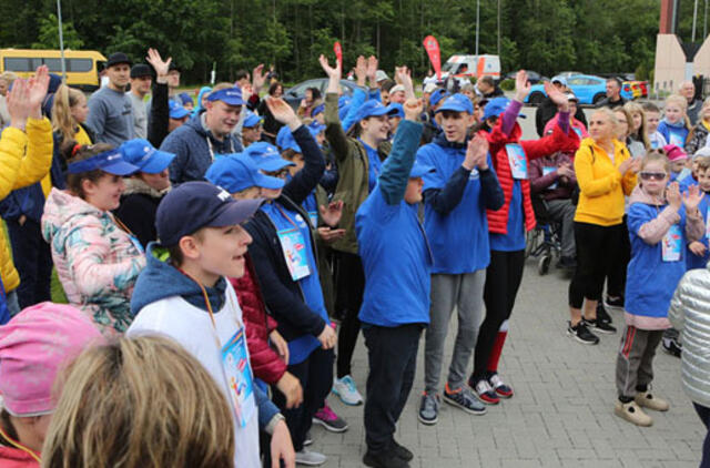 Paralimpinę dieną aidėjo vaikų juokas