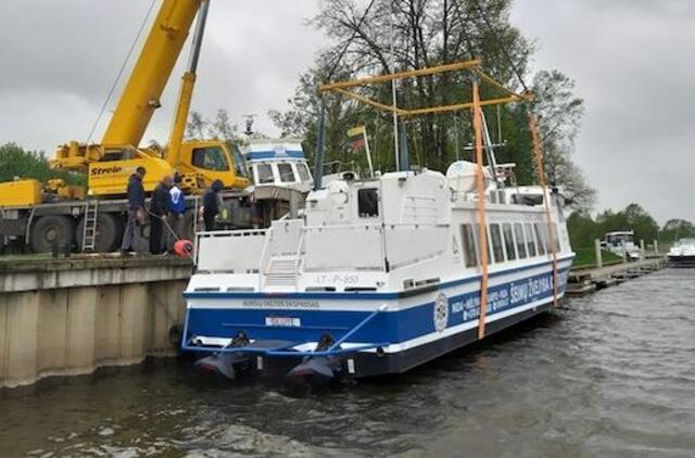 Šilutės mažųjų laivų uostas jau pradėjo savo veiklą