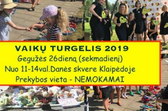 "Vaikų turgelis 2019" kviečia apsilankyti