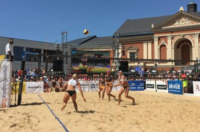 Lietuvos tinklininkės Klaipėdoje į pusfinalį nepateko