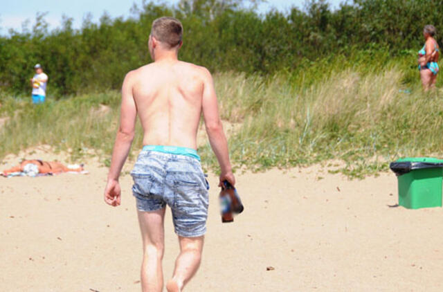 Neblaivūs užsieniečiai trikdo ramybę paplūdimiuose