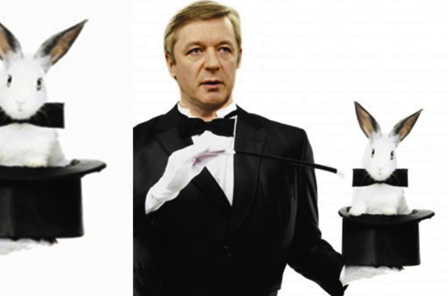 R.Karbauskis įvaldė fokusininko meną