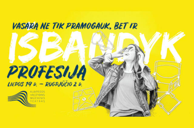 Vasarą ne tik pramogauk, bet ir tobulėk jaunųjų menininkų rezidencijoje Klaipėdoje!