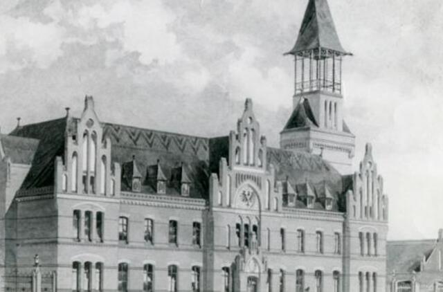 Klaipėdos akvarelės: namai ir žmonės (588)