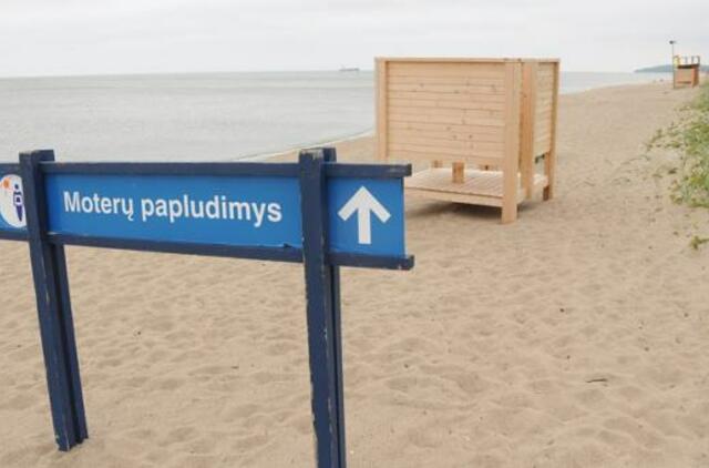 Moterų paplūdimyje - neišsprendžiama bėda