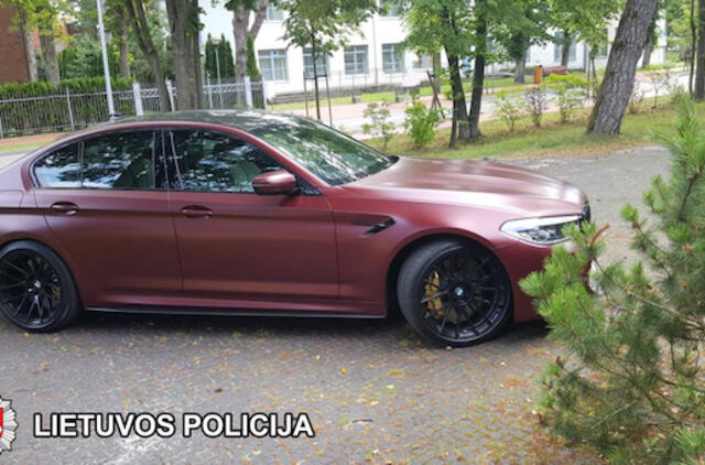Palangoje pavogtas sportinis BMW