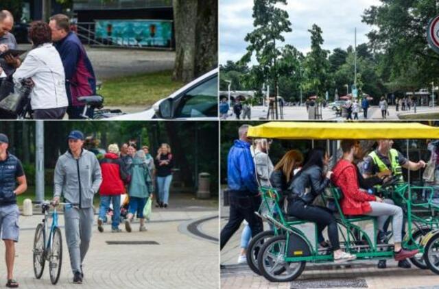 Palangoje pareigūnai per reidą vos spėjo rašyti baudas