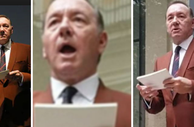 Kevinas Spacey pirmą kartą po dvejų metų pertraukos pasirodė viešumoje